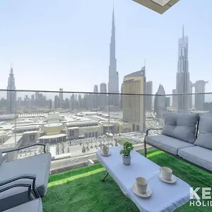 Keyone - 3br With Maids In Downtown Views شقة